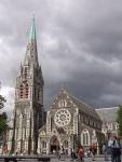 Grey in grey - Cathedral of Christchurch, South NZ