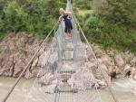 NZ's longest Swingbridge - Buller Gorge, Nelson District, South NZ