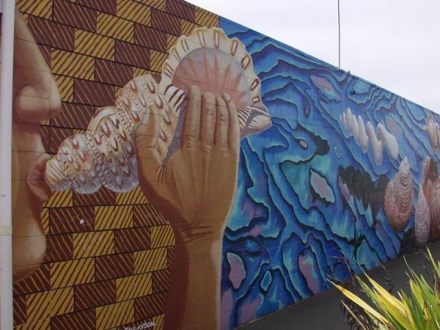 Beautiful mural - Motueka, Nelson Area, South NZ