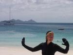 Penguin Girl - Whitehaven Beach, Whitsunday Island, East Coast Queensland