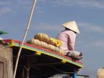 Waiting for Costumers - Mekong Delta, Cai Rang floating market, Can Tho, South Vietnam