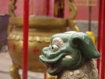 Little guard of the temple - Thong Bao Temple, Chinatown, Saigon, Vietnam