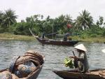 Banana boat - Floating market Hoi An, Central Vietnam