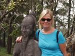 Endlich einen Freund mit Spitzbart - Tomp of Tu Duc, Hué, Central Vietnam