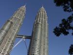The world tallest building - Petronas Twin Towers, Kuala Lumpur, Malaysia