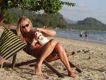 Cat and dogs - White Sand Beach, Koh Chang, Thailand White Sand Beach, Koh Chang, Thailand