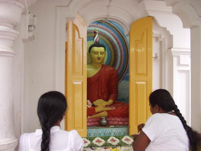 Praying Bhudda - Kande Wiharre temple, Beruwala, Sri Lanka