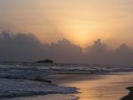 Cloudy sunset - Beruwala beach, Sri Lanka