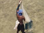 Indian Ocean fisherman - Galle, South Coast Sri Lanka