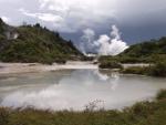 Hot therminal springs - Maori village Whakarewarewa, Rotorua, North NZ