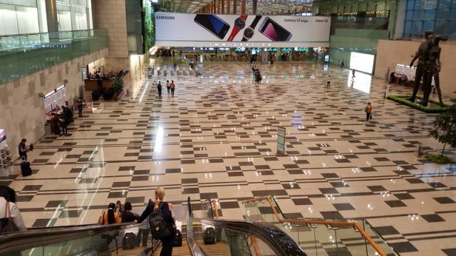 Immigration hall - Changi Airport, Singapore
