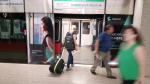 MRT train to town - Airport, Singapore