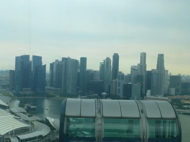 Riding the Flyer - Marina Bay, Singapore