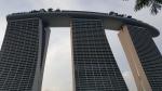 View up - Marina Bay Sands Hotel, Singapore