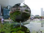 Flowers in mirror - Artscience Museum, Marina Bay, Singapore