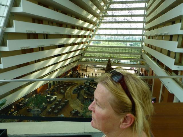 Inside View - Lobby Marina Sands Hotel, Singapore