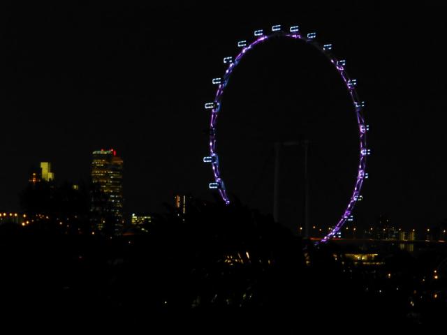 Blue ferris wheel - Singapore Flyer, Singapore