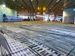 Stripy carpet - Changi Airport, Singapore