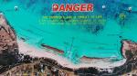 Danger sign - West Beach, Esperance, Southwest Australia