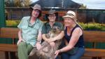 Wombat encounter - Caversham Wildlife Park, Perth, Western Australia