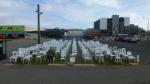 185 Empty Chairs - Art installation, Christchurch, New Zealand