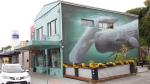 Whales on the wall - Kaikoura, Westcoast, New Zealand