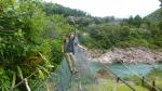 Swinging Marc - Swingbridge, Buller Gorge, South New Zealand