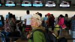 Up and away - Fiji Counter, International Airport, Auckland