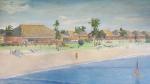 Painting of the Resort in1992 - Club Fiji Resort, Fiji Island, Viti Levu