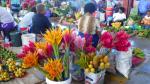 Colourful flowers - Local market, City of Lautoka, Fiji Island, Viti Levu