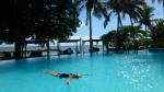 Floating in the pool - Anchorage Beach Resort, Fiji Island, Viti Levu