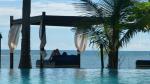 Sunbed in water - Anchorage Beach Resort, Fiji Island, Viti Levu