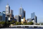 Skyline and Queens Bridge - Melbourne, Victoria, Australia