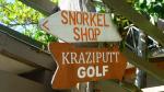 Activity Signs - Beachcomber Island, Mamanuca Group, Fiji Islands