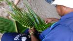 Basket weaving - Beachcomber Island, Mamanuca Group, Fiji Islands