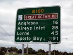 Beginning of the Great Ocean Road - Torquai, Victoria, Australia