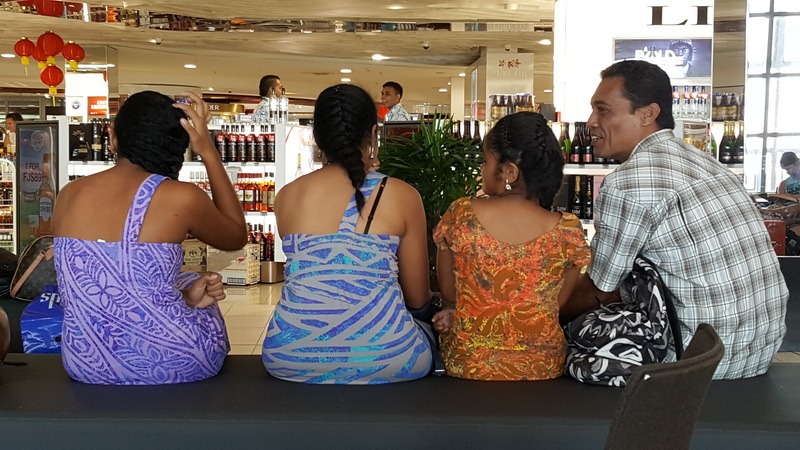 Pacifician family - Nadi International Airport, Fiji Island