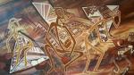 Kanak painting - Tjibaou Cultural Centre, Noumea, New Caledonia