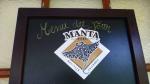 Menue du jour - Manta Biere, Fort de Teremba, La Foa, New Caledonia 