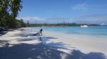 Cleaning up after storm -  Kuto harbour side, Ile des Pins, New Caledonia