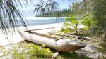 Outrigger boat -  Oro Beach, Ile des Pins, New Caledonia