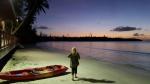 In front of Kou Bugny Restaurant - Kuto beach, Ile des Pins, New Caledonia