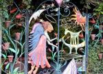 Nursery garden entrance in Fitzroy - Melbourne, Victoria, Australia