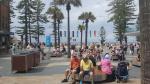 Scene at the Corso - Manly Beach, Sydney, New South Wales, Australia