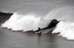 Surfer near Anglesea - Great Ocean Road, Victoria, Australia