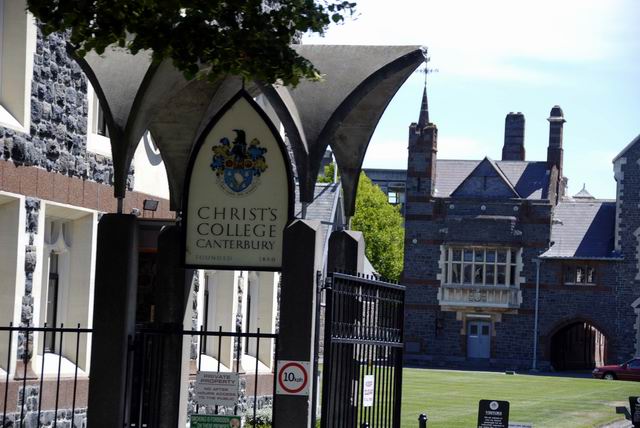 Entrance of Christ's College - Christchurch, NZ