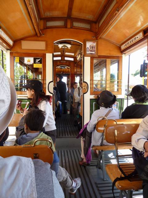 In the Tram - Christchurch, NZ