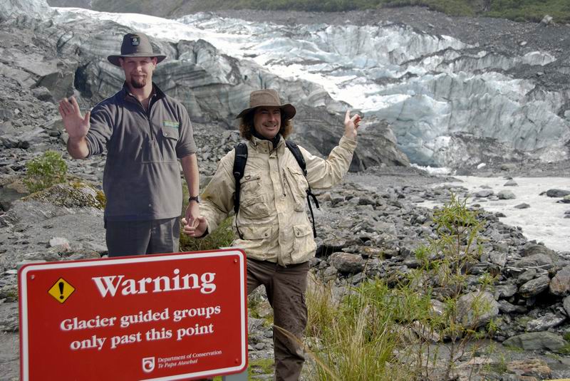 Warning - Fox Glacier, Westcoast, South NZ