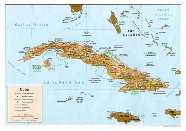 cuba map