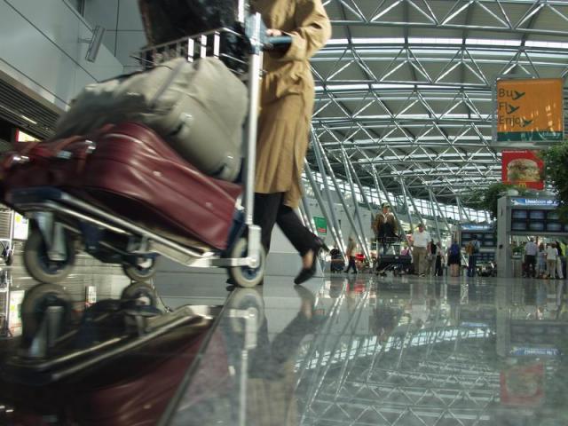 buy, fly, enjoy - Airport Düsseldorf, Germany